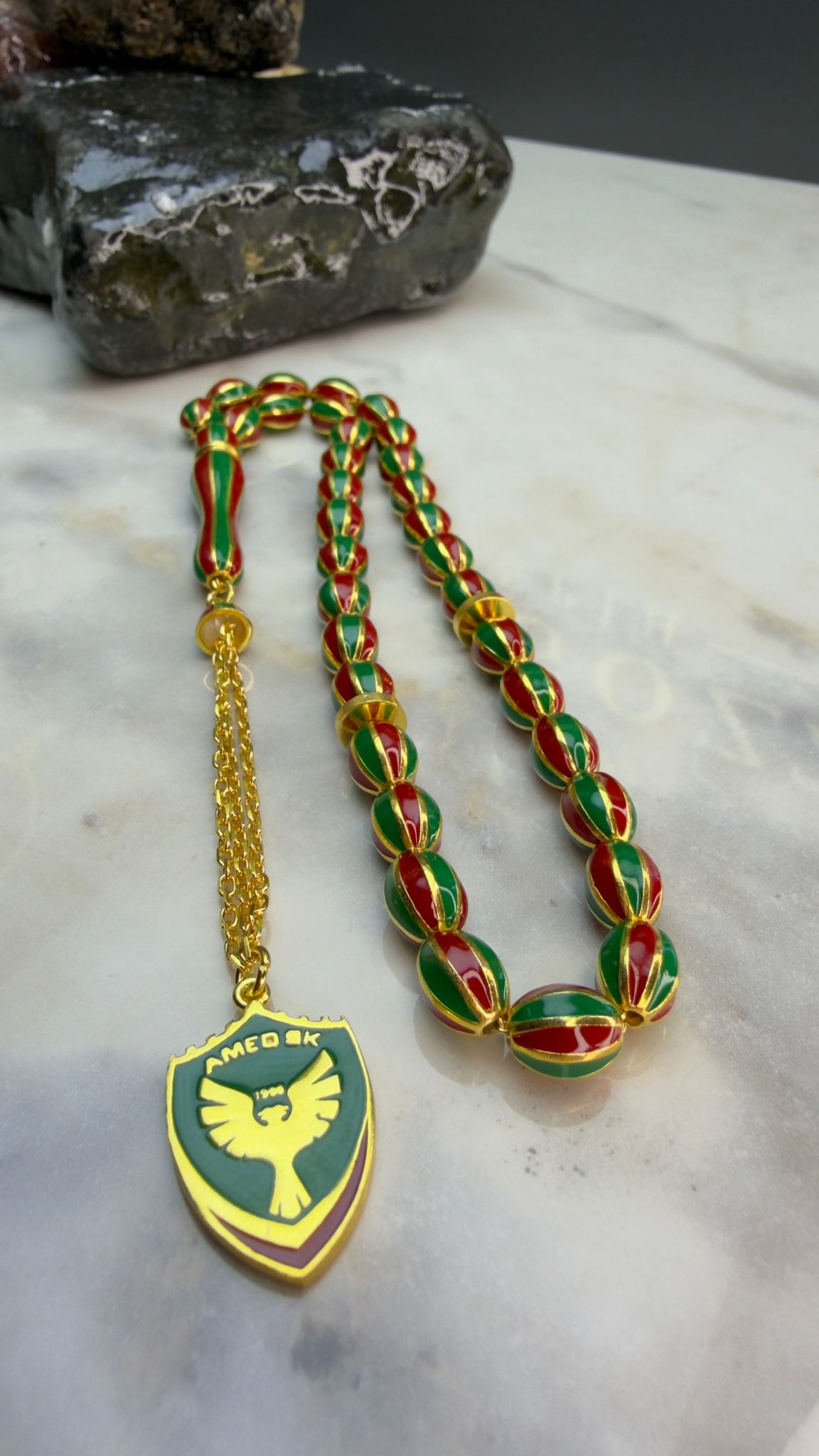 AMED Spor Gümüş Tespih
